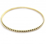 Les Tr&eacute;sors De Lily [M7312] - Bracelet Plaqu&eacute; Or 'Billes' dor&eacute; - 64 mm 3 mm kuld