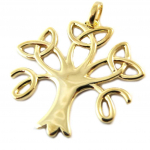Les Tr&eacute;sors De Lily [P1707] - Pendentif Plaqu&eacute; Or 'Arbre de Vie' dor&eacute; - 30x25 mm kuld
