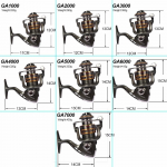Kalastusritv 13BB 1000 - 6000 Seeria Pesca Spinningritv Daiwa Shimano Feederi jaoks 1000