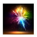 T&auml;ielik 5D Teemantmaal Ilus ilutulestik Tikand Ristpistes Kodukaunistus K&auml;sitsi valmistatud kingitus 25x25cm