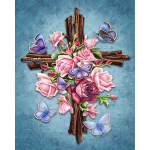 5D DIY Teemantmaal Ristpistes Lilled ja liblikad Anima Tikand Rhinestone Mosaiic Maalimine Kingitus 20X30CM