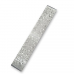 Damaskuse terasest isetegemise l&otilde;ikuri valmistamise materjalid mustriga terasvarda l&otilde;iketera toorik on kuumenenud 6