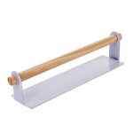 Metallist k&ouml;&ouml;giabiline riiul seinariiul puidust k&auml;ter&auml;tik paberist hoiuriiul Vannitoa tualettpaberi hoidik k&ouml;&ouml;giriiuli korraldaja valge