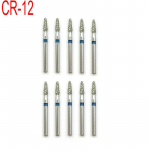 10 tk/karp Dental Diamond Burs Medium FG 1,6M inlay Preparation hammaste valgendamiseks poleerimist&ouml;&ouml;riist CR-12