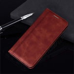 Tugev magnetiline klapp-nahast &uuml;mbris Xiaomi POCO X3 NFC M3 Redmi Note 9 9S 8T 8 7 Pro Max 9A 9AT 9C NFC Mi 10T Lite Pro pehme rahakoti raamatukaane Fundas jaoks Redmi 9AT pruun