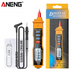 ANENG digitaalse pliiatsi multimeeter NCV AC/DC voltmeeter Ohmmeetri takistus Mahtuvus Sagedus Live kollane