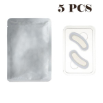 Mikron&otilde;elaga silmaplaaster kortsude jaoks peente joonte eemaldamiseks h&uuml;aluroonhappega silmamask tumedate ringide turse silmapadjad 5PCS