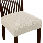 Stretch Jacquard tooli istmekatted Tooli katted katted Eemaldatavad pestavad tooli istmepadja katted s&ouml;&ouml;gituppa beež