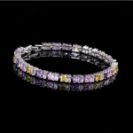 WWJ elegantne h&otilde;bedane helesinine tsirkooniumoksiidist tennise k&auml;ev&otilde;rud k&auml;ev&otilde;rud mitmev&auml;rviline