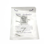 10 tk / pakk Dental Orthodontic Niti Close Spring Anterior Hammas Tooth Torque Spring Dental Ortodontia Ortodontiline materjal 0.012*9mm