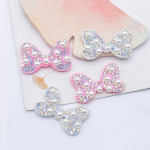 20 tk UUS Rhinestone polsterdatud scrapbooking kikilipsu plaastrid isetegemine k&auml;sit&ouml;&ouml; Dekoratiivsed aplikatsioonid Ornamendi tarvikud mitmev&auml;rviline