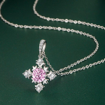 BELLA BOX Leaf Ripats Kaelakee Mitmev&auml;rvilised Mood Pulma Ehted roosa