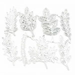 8 tk/partii Ilusad lehed Metallist L&otilde;ikevormid Trafarett Die Cut Scrapbooking K&auml;sit&ouml;&ouml;margid DIY Album Paberkaardid Reljeefne Matriit h&otilde;be