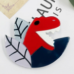 Blucome Lovely Cartoon akr&uuml;&uuml;list dinosauruse pross naistele meeste kottkost&uuml;&uuml;m uusaasta kingitus punane