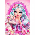 5D isetehtud teemantmaal Multikas armas p&auml;kapikk ristpistes t&auml;ispistes teemanttikandid mosaiikkunst kivikividest kaunistus kingitus Full Round 20x30cm