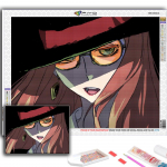 5D DIY Teemanttikandid Animeplakat SPY FAMILY Teemantmaaling Mosaiik Kodukaunistus Full Round 20X30CM