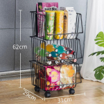 K&ouml;&ouml;giriiul mitme korruse puuviljade hoiukorv hoiureiul ratastega k&ouml;&ouml;giviljakorv 3Tier must