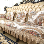 Retro &scaron;enill pitsist diivanikate Lilleline nahast diivani kate Kaitse k&auml;etoe tooli kate Libisemisvastane Europea Sofa cover-90x210cm