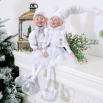 2 TK J&otilde;ulup&auml;kapikk Paar Palus nukk J&otilde;ulupuu kaunistus Navidad Uusaasta ripats kaunistused Kodukaunistus Lastele M&auml;nguasi Kingitus 2PCS/Set