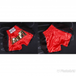 Tai poksi l&uuml;hikesed p&uuml;ksid Kickboxing Fight MMA Grappling Short Muay Thai Sanda naiste meeste spordip&uuml;ksid hingavad sportlikud p&uuml;ksid xxl