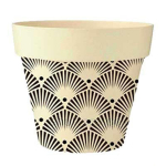 Les Tr&eacute;sors De Lily [Q6582] &ndash; bambusest istutusmasin 'Boho' beež must - 10. 5x9. 5 cm beež