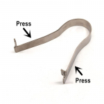 Hambaravi roostevabast terasest poleerimisribade hoidja Universaalne esi- ja tagaosa metallist ja pol&uuml;strist poleerimisribade jaoks 1 piece