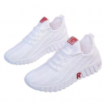 1 paar mugavad treeningjalatsid, valged stiilsed naiste sportlikud jooksukingad 36 valge