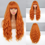 MISSQUEEN naiste parukas Ombre pruun hall v&auml;rv pikk laineline parukas tukkidega s&uuml;nteetilisest kiust naiste igap&auml;evane Cosplay laineline parukas