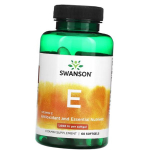 E-vitamiin, alfa-tokoferool, E-vitamiin 1000, Swanson 60 geelkapslit (36280026) 60softgels