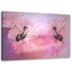 L&otilde;uendiprint Ballerina Abstract Pink 60x40 roosa