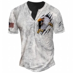 2023. aasta uus vintage stiilis suvine l&uuml;hikeste varrukatega moodne T-s&auml;rk, meeste Slim Fit V-kraega n&ouml;&ouml;biga T-s&auml;rk. 3XL
