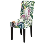 Elastne lilleprindiga tooli kate s&ouml;&ouml;gitoa jaoks Strech Chair Slipcover K&ouml;&ouml;gitaburetid Istmekatted Peo pulmadekoratsioon 1 pc