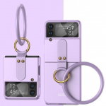 Kukkumiskaitsega k&auml;ev&otilde;ru telefonikoti &uuml;mbris Samsung Galaxy Z Flip 4 Flip4 Flip5 Flip3 Flip 3 5 5g Zflip3 Zflip4 objektiivi kilekate for samsung z flip 3 lilla
