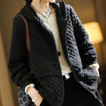 Suures suuruses M-4XL puuvillane naiste kapuuts, mantel S&uuml;gis kapuuts, vaba vabaaja tuulejakk Naiste soe &uuml;hev&auml;rviline mantel XXL must