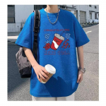 Meeste T-s&auml;rgid Graafiline kiri Moebr&auml;ndi t-s&auml;rgid meestele Meeste R&otilde;ivad Vabaaja T-s&auml;rgid Meeste Suvine Korea Retro M must