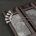 1 tk Hiina stiilis lillepesa juuksen&otilde;ela sulamist tarvikud ehtekomponentide valmistamiseks meisterdades v&otilde;lukaunistused 52*90mm kuld