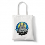 Totoro Studio Ghibli Miyazaki Hayao ostukott Anime kotid Cartoon Print Ostukotid Eco Canvas Tote Bag Pacakge Beach K&auml;ekott 25*30cm