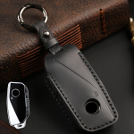 Nahast v&otilde;tme&uuml;mbrise kaitse, 3 nupuga sisekujundus, tsingisulamist v&otilde;tmehoidja bmw ix jaoks I4 2 3 4 5 X3 X5 2021 2022 2023 2024 must