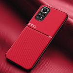 Magnetiline nahast &uuml;mbris Xiaomi Redmi Note 11 12 10 9 11E Pro 9S 10S 11S Plus 10C POCO X3 F3 F4 jaoks Sisseehitatud metallplaadi katte tugiautohoidik Redmi Note 9 must