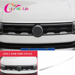 Roostevabast terasest kapoti alumine k&auml;epideme katte trimm VW Volkswagen T-Cross T-Cross 2018-2023 auto esikapoti jaoks