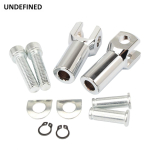 Mootorratta Kroomitud Jalatugede Toetuse Kinnitus Tagumised Kaass&otilde;itja Jalatugede Kinnituskomplekt Harley Softail Fatboy FLSTF 2000-2006 jaoks Chrome white