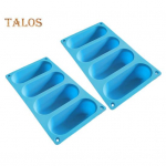 2 tk Hot Dog Kuklivormi Silikoonist Hot Dog Kuklivormid Mittekleepuvad Kuumuskindlad k&uuml;psetuspannileivavormid K&ouml;&ouml;git&ouml;&ouml;riistad sinine