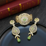 &Scaron;ikk tilkk&otilde;rvar&otilde;ngas Roheline kristall-kuuk&otilde;rvar&otilde;ngas naistele kullav&auml;rvi pruudi pulmaehted ehted m&uuml;ndi