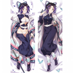 60x180 cm Anime Deemonit Slayer Agatsuma Zenitsu Kochou Shinobu Dakimakura &uuml;mbris Kahepoolne 3D Prinditud voodipesu kallistav keha padjakate 50x150cm Peach Skin