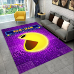 Pacman Retro Classics m&auml;ngum&auml;nguvaip, vaibavaip kodu elutoa jaoks, laste magamistoa diivan, uksematt, libisemiskindel p&otilde;randamatt 120cm x 160cm