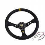 Universaalsed autotarvikud 14-tolline 360 ​​mm seemisnahast/PVC-st v&otilde;idus&otilde;iduautode roolirattad Deep Corn Drifting Sport Steering must