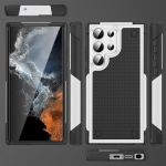 Kahev&auml;rviline ruudukujuliste &uuml;mbriste kate Samsung Galaxy S23+ S22 Ultra A52 A32 A14 A33 5G p&otilde;rutuskindel PC h&uuml;briid TPU telefoni kest Samsung S23 Ultra valge/must