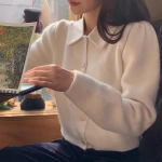 Naiste kampsun 2023. aasta kootud kampsun naiste disain Sense s&uuml;gise pikkade varrukatega naiste kampsun One Size roheline