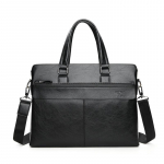 Meeste ehtsast nahast dokumendikott portfell Vanamoodne &auml;riarvuti kott k&auml;ekott 26cm*6cm*38cm must