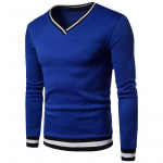 Meeste pullover, must valge lapiline v&auml;rviline ribir&otilde;ivad, pikkade varrukatega meeste kapuutsid Must sinine kevad s&uuml;gis plusssuuruses dressipluus S sinine